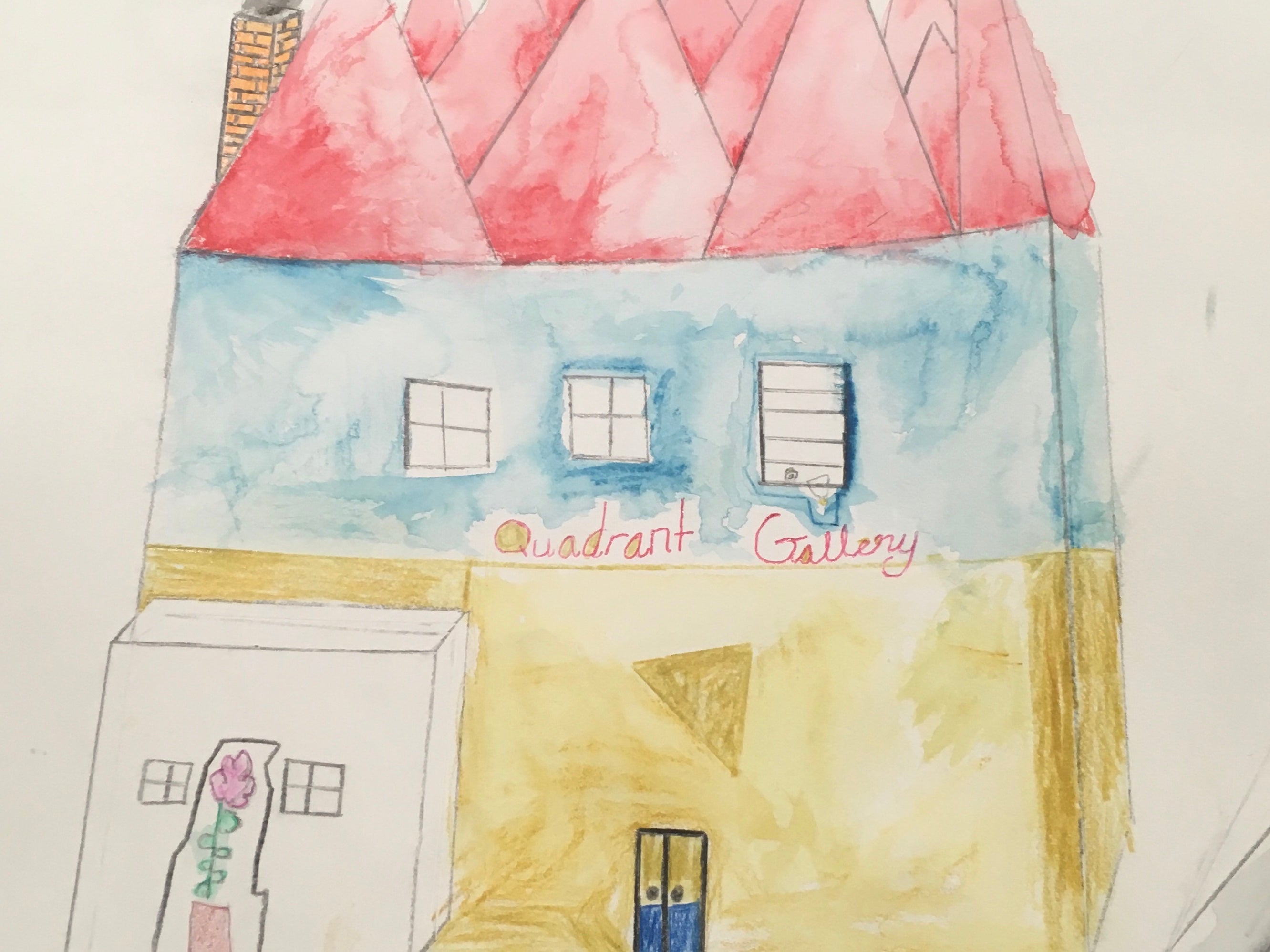 Drawing of Quadrant Gallery by Tāwhiri