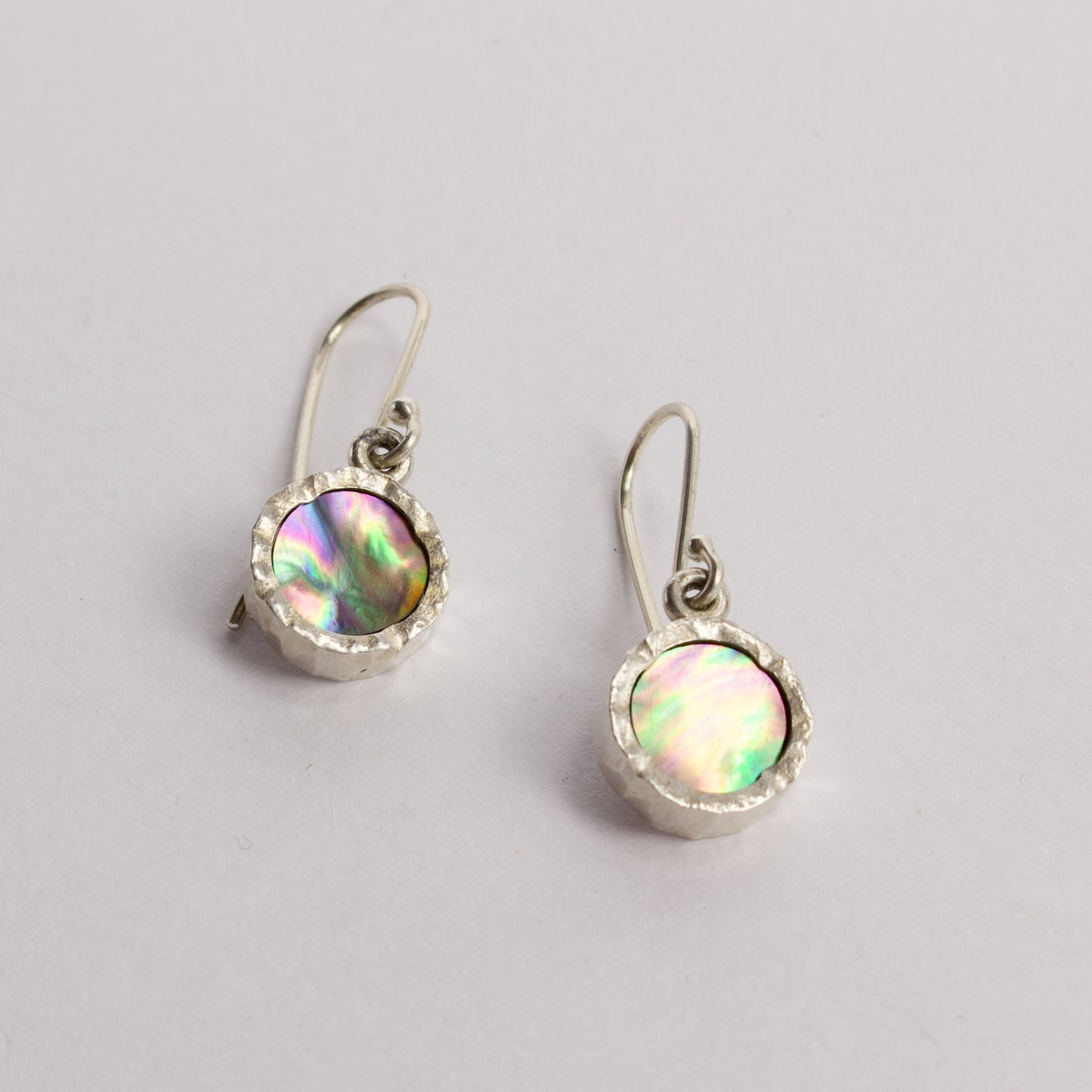 DM251C: Pāua shell earrings