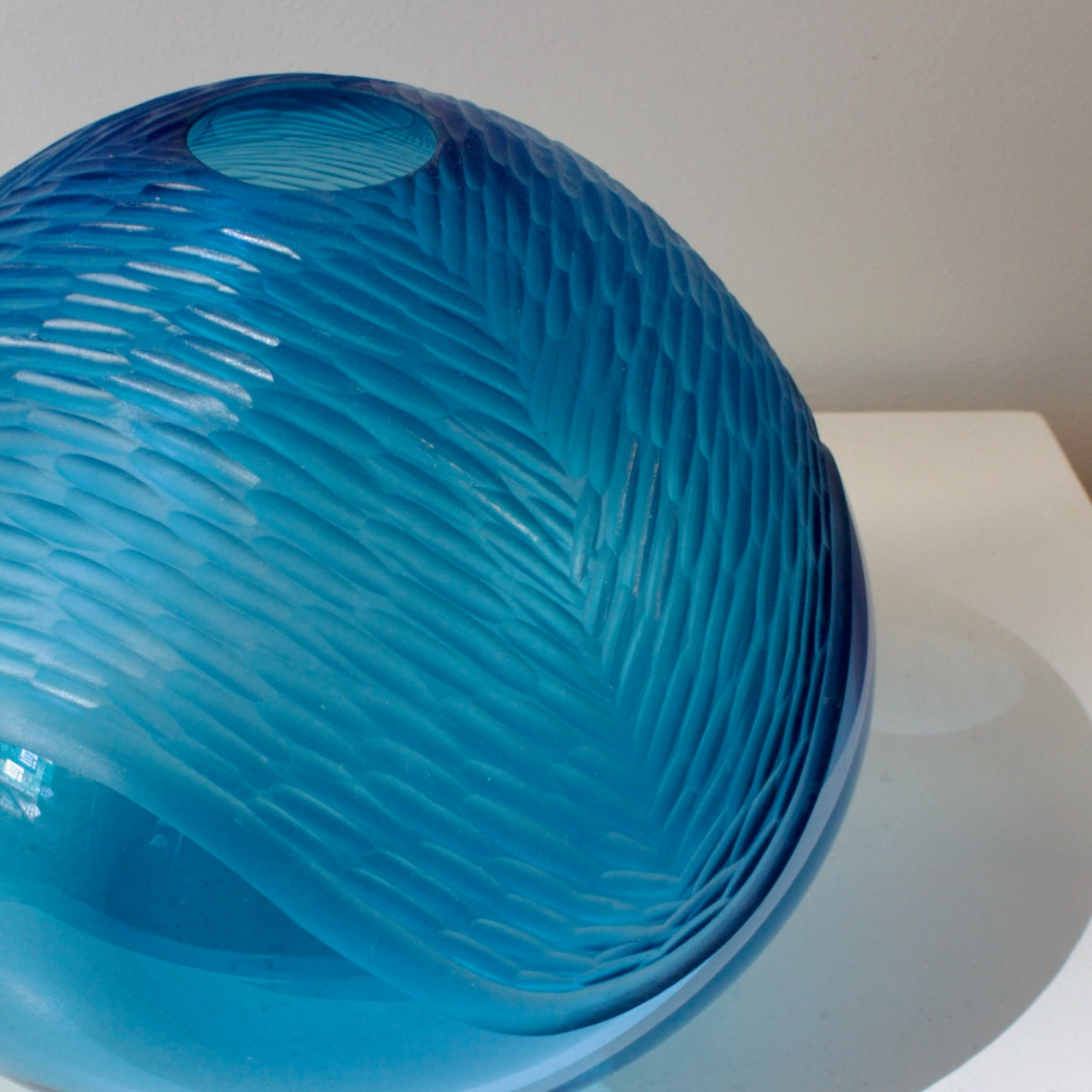 GS62: Carved vessel - copper blue