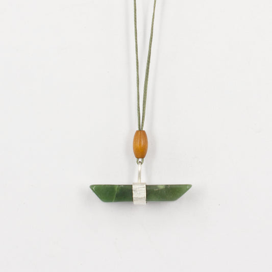 HA28: Down to earth pounamu pendant