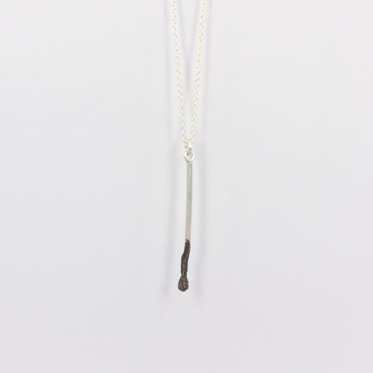 DM269C: Burnt matchstick pendant