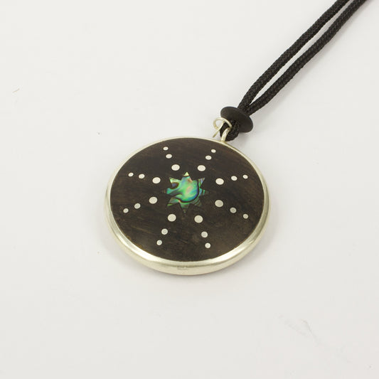 JA98: Starburst pendant w/ frame