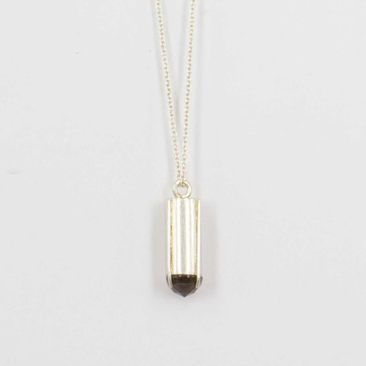 JMU105: Smoky quartz pendant