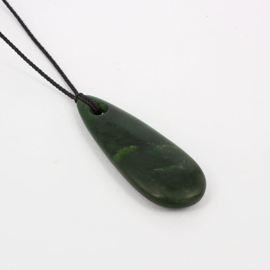 KAJ142: Roimata pendant - kahurangi pounamu