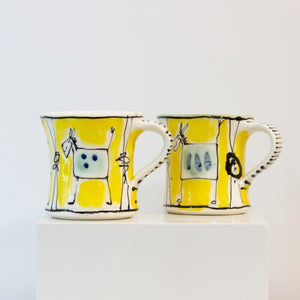 PH: Yellow animal mugs