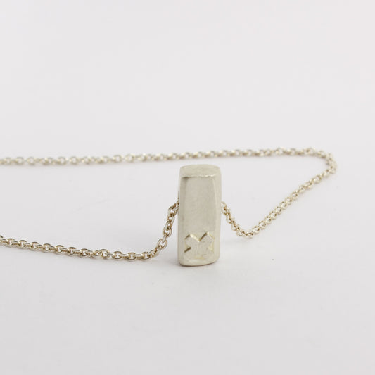 JMU312: Heart and cross pendant