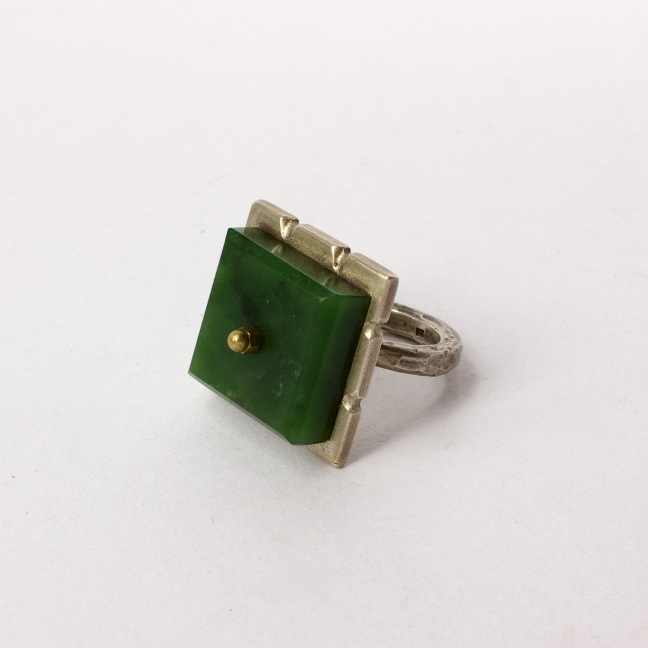 NA43: Square pounamu ring