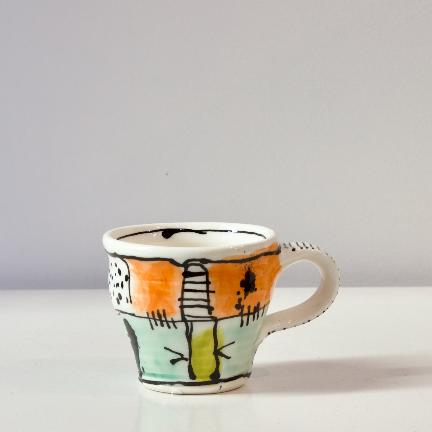 PH: Abstract demitasse stitch cup
