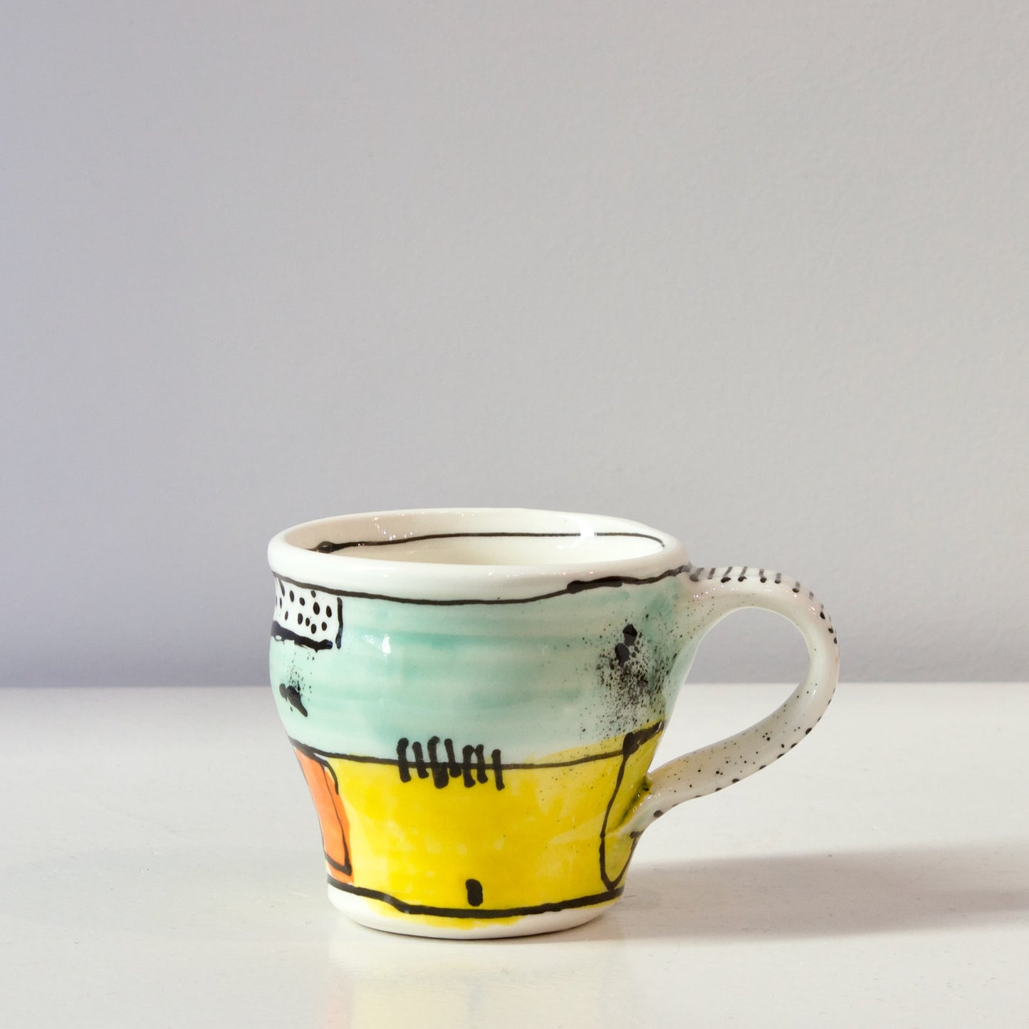 PH: Abstract demitasse stitch cup