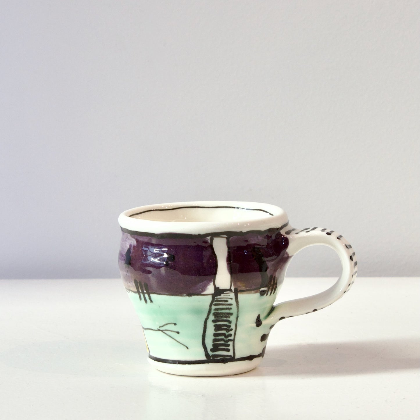 PH: Abstract demitasse stitch cup
