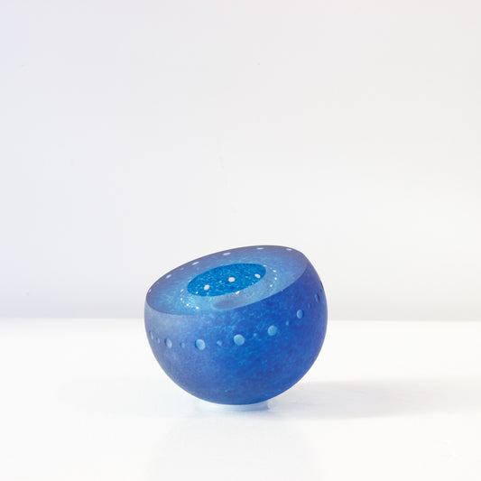 RH397A: Blue speckle geode