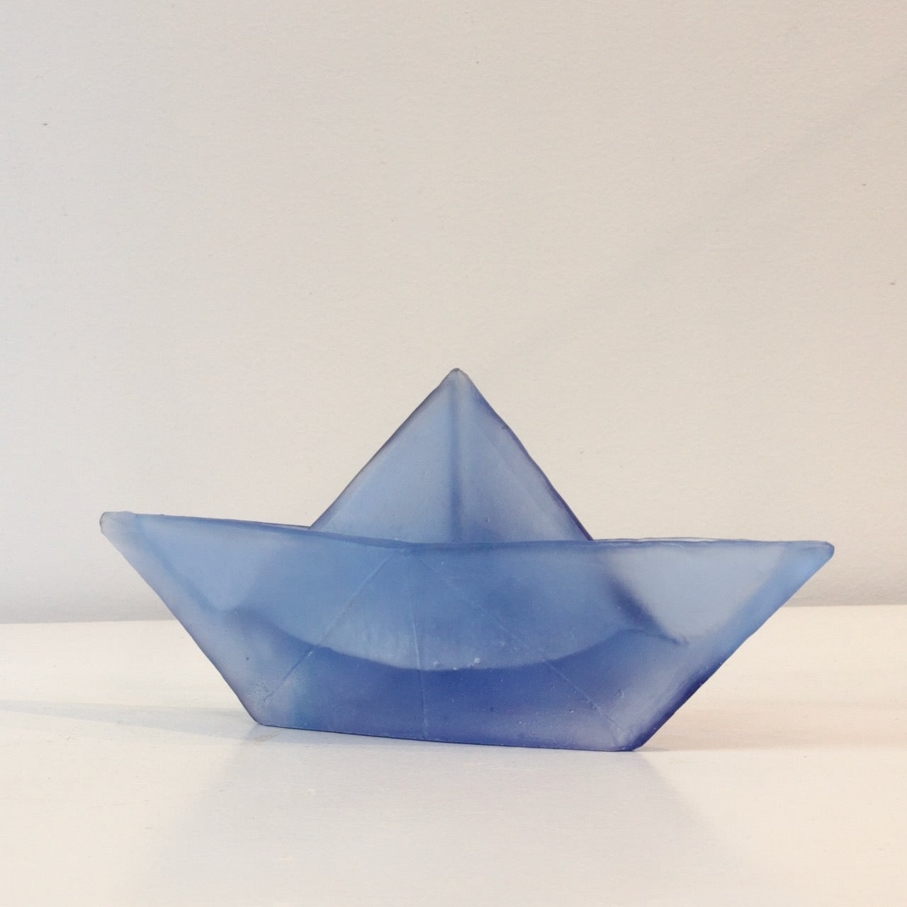 TBA127: Origami boat - steel blue