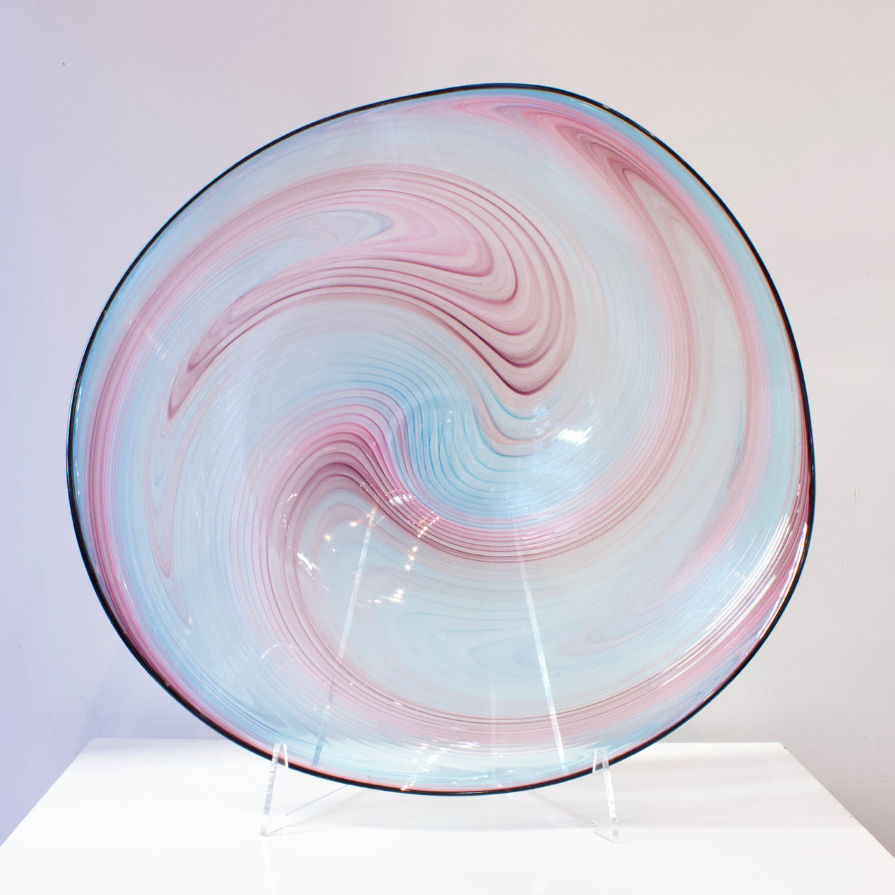 JCU248: Pink and blue roll up platter