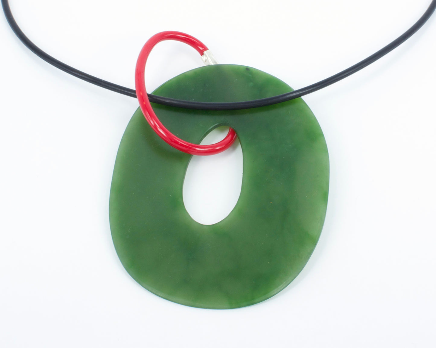 NA59: Oval pounamu pendant