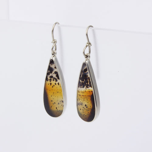 RW266: Montana agate drop earrings