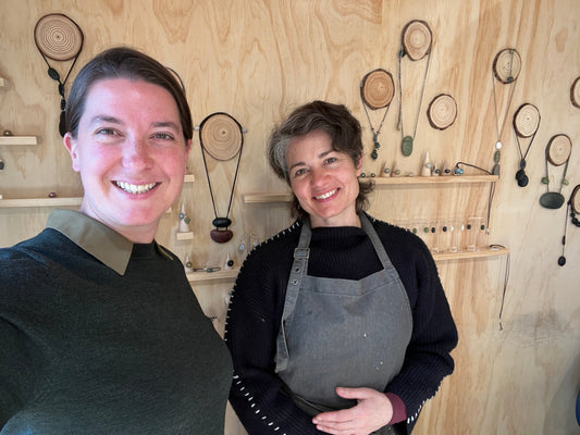 A visit to Anna Claire's sunlit Arrowtown workshop