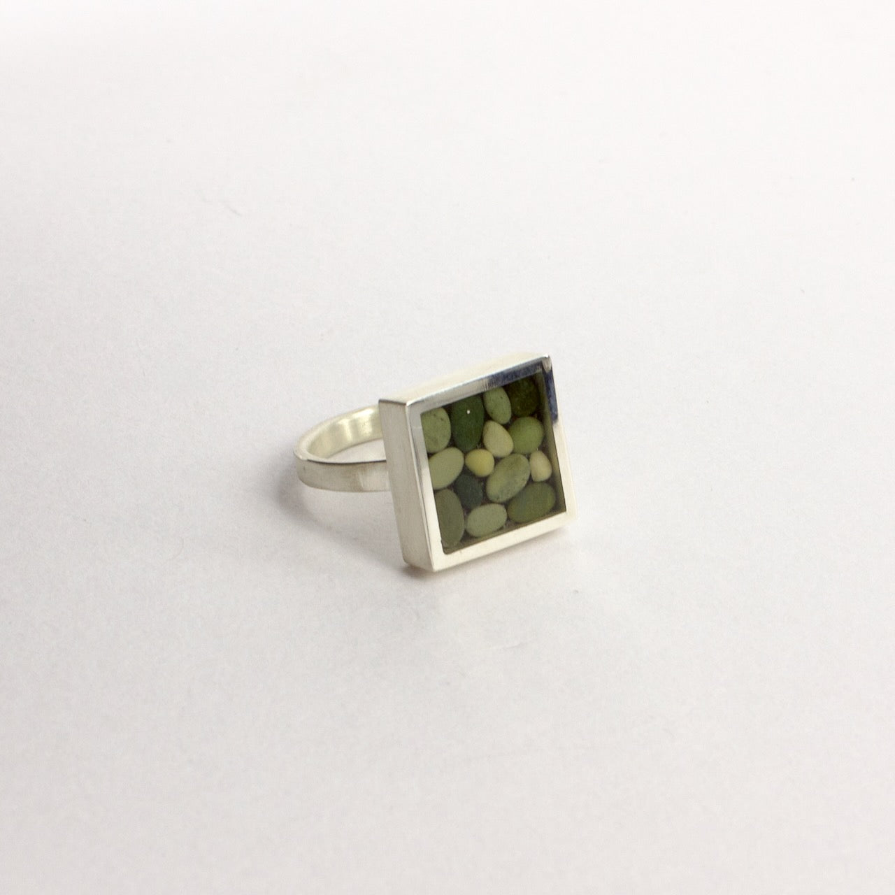 ACT486: Square stone ring