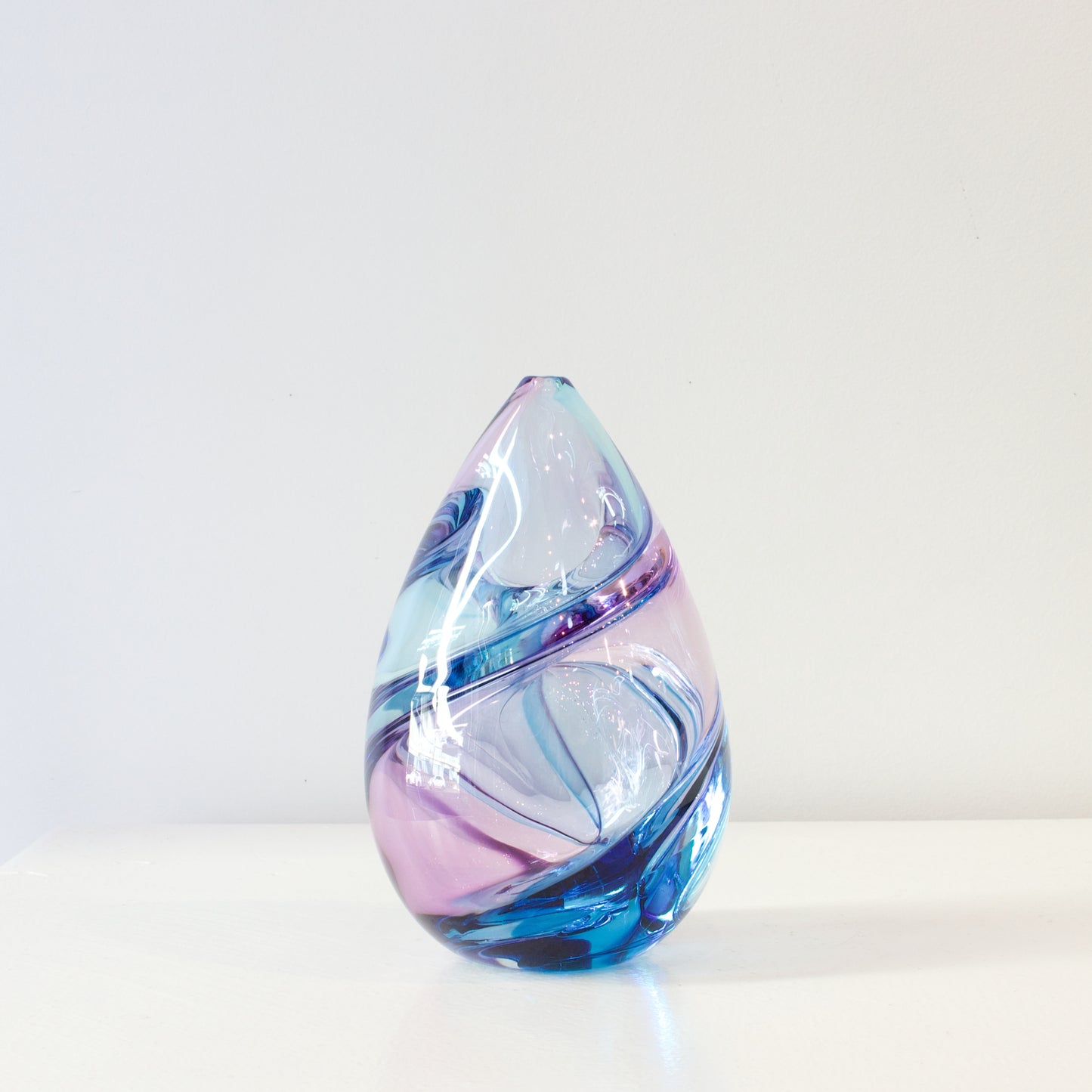 CJ236: Harlequin spirale - lilac/aqua