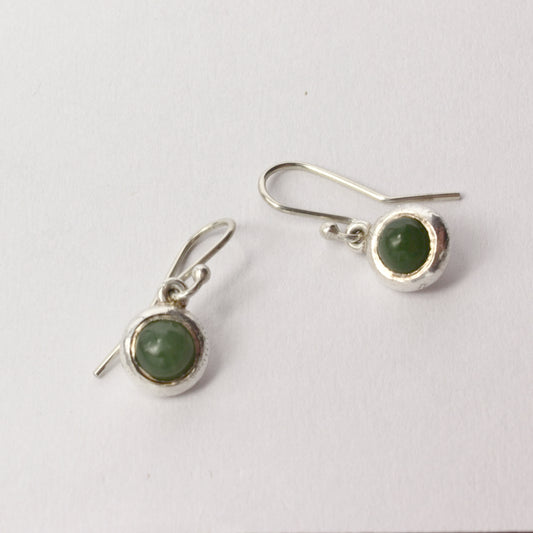 DM170C: Pounamu ingot drop earrings