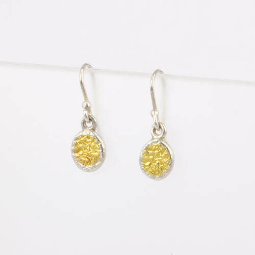 DM211C: Text-ure drop earrings