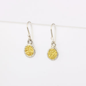 DM211C: Text-ure drop earrings