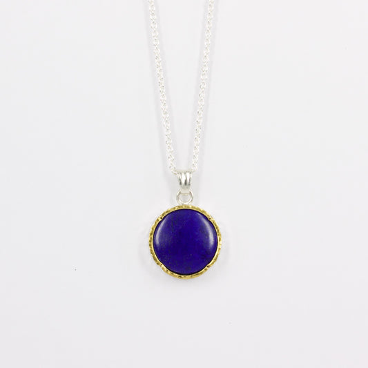 DM275C: Lapis disc pendant