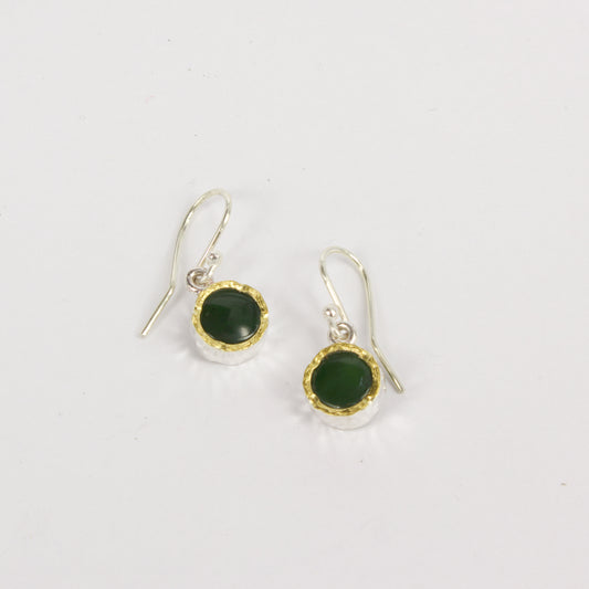 DM409C: Pounamu earrings - small