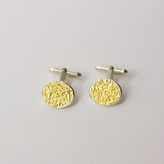 DM895B: Text-ure cufflinks