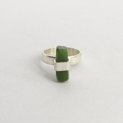 HA01: Down to earth pounamu ring