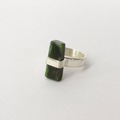 HA02: Down to earth pounamu ring