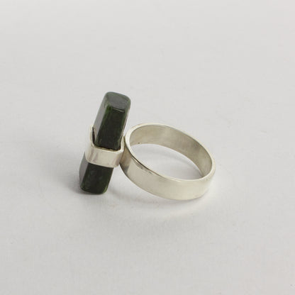 HA02: Down to earth pounamu ring