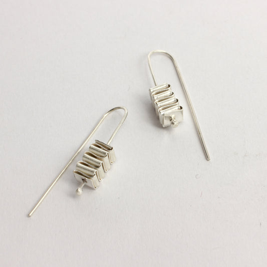 HA11: Origami earrings - 4 fold