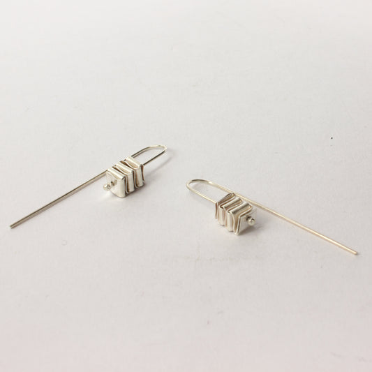 HA12: Origami earrings - 3 fold