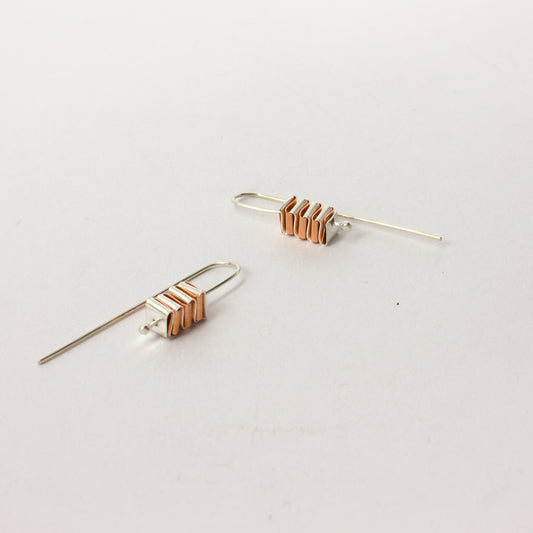 HA13: Origami earrings - 4 fold