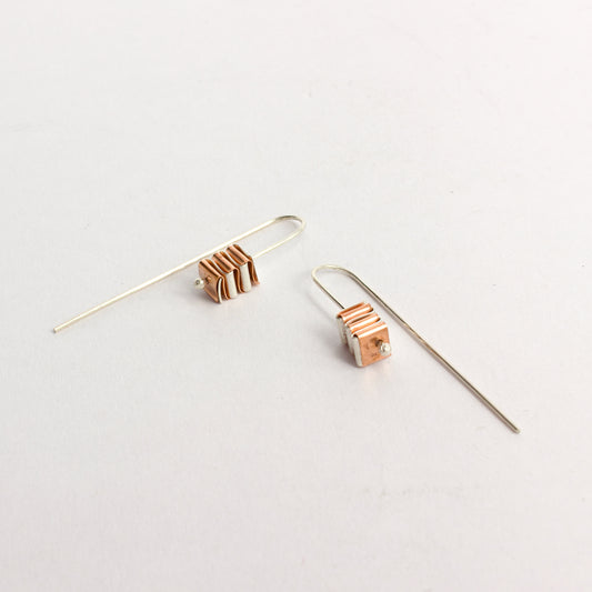 HA14: Origami earrings - 3 fold