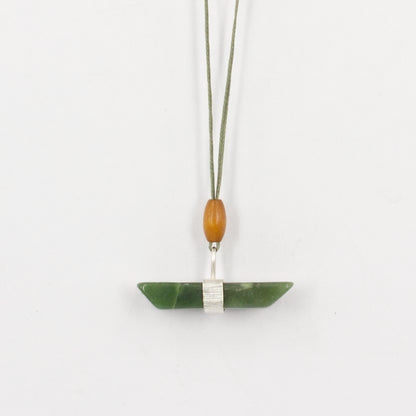 HA28: Down to earth pounamu pendant