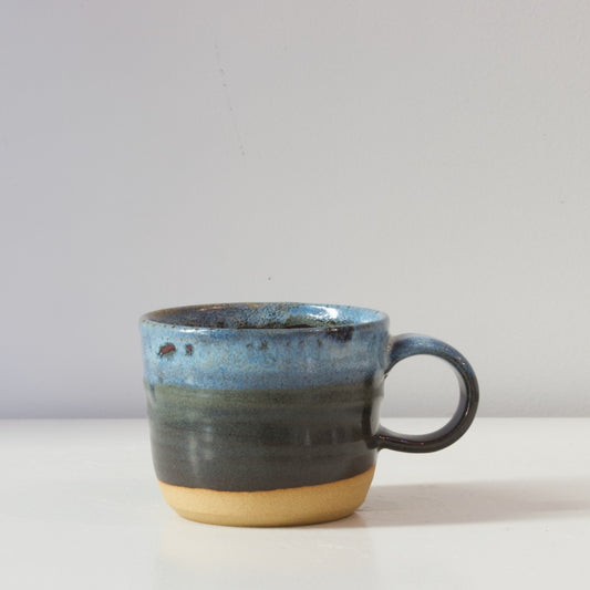 HP84: Blue glaze mug