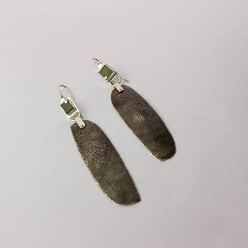 JMR261: Pounamu earrings
