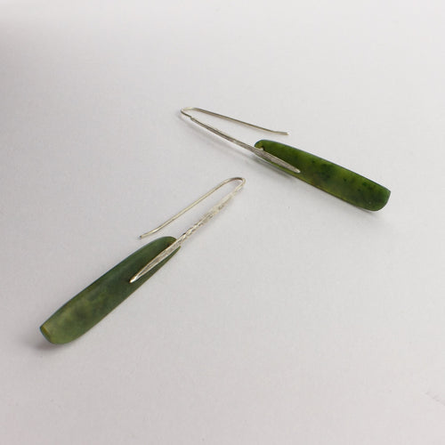 JMR259: Pounamu earrings