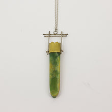 NA186: Long pounamu drop pendant