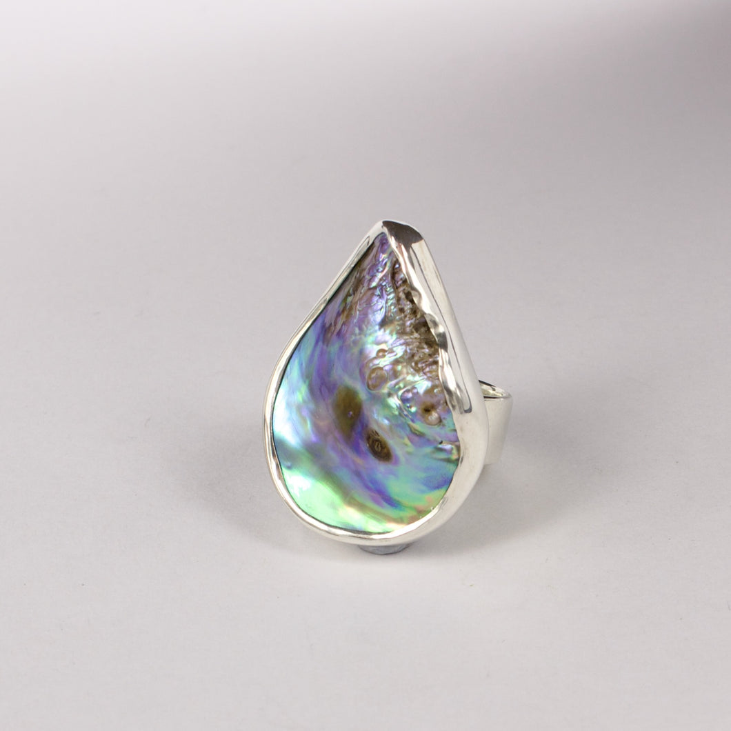 RW330: Paua blister ring