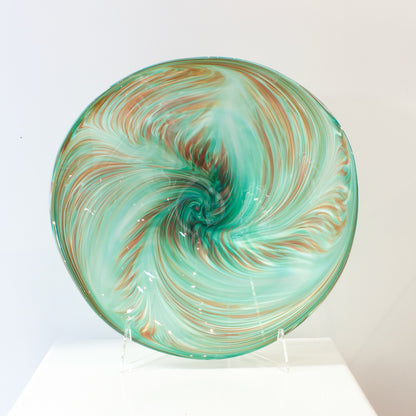 JCU407: Kererū feather platter
