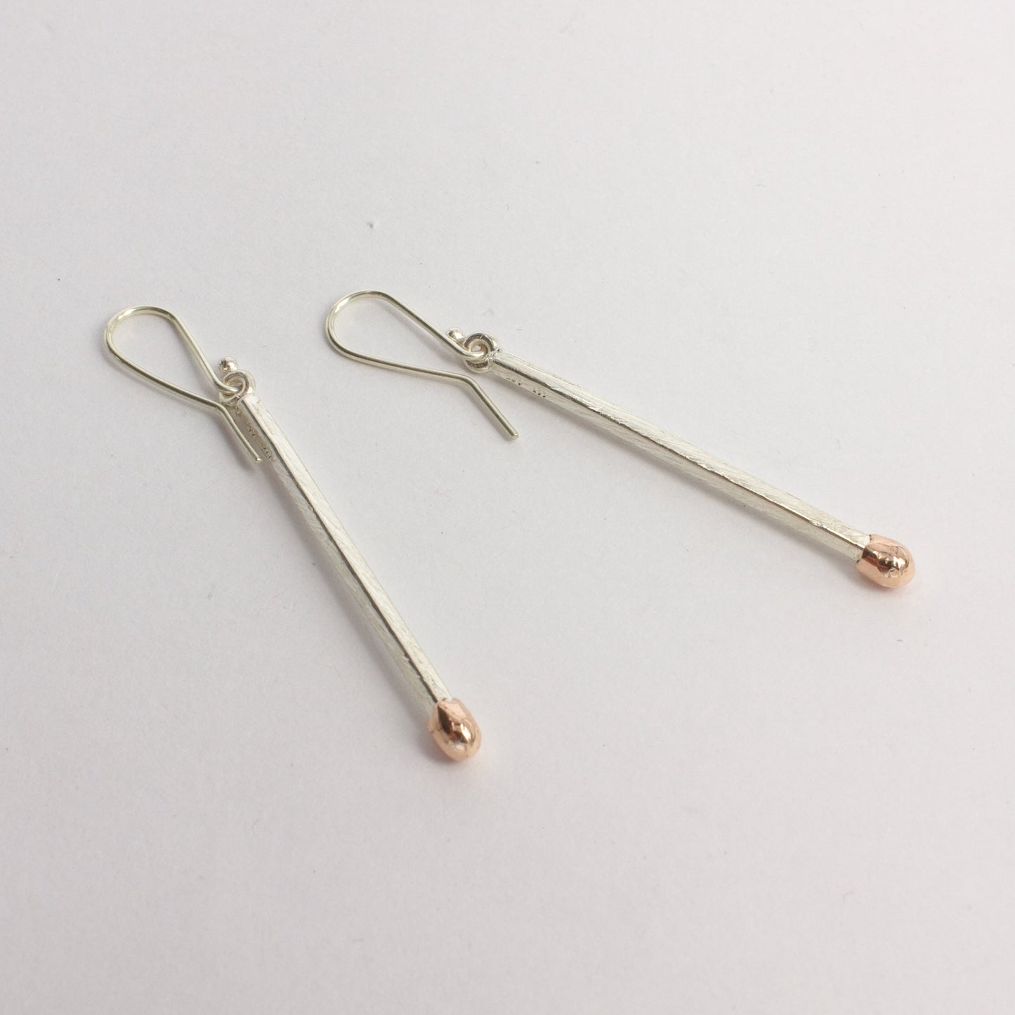 DM: Live matchstick earrings