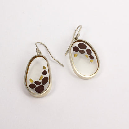 ACT450: Arrow river gold earrings