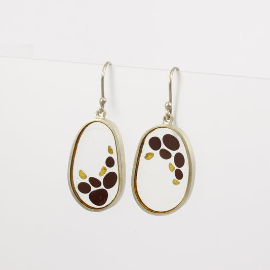 ACT450: Arrow river gold earrings