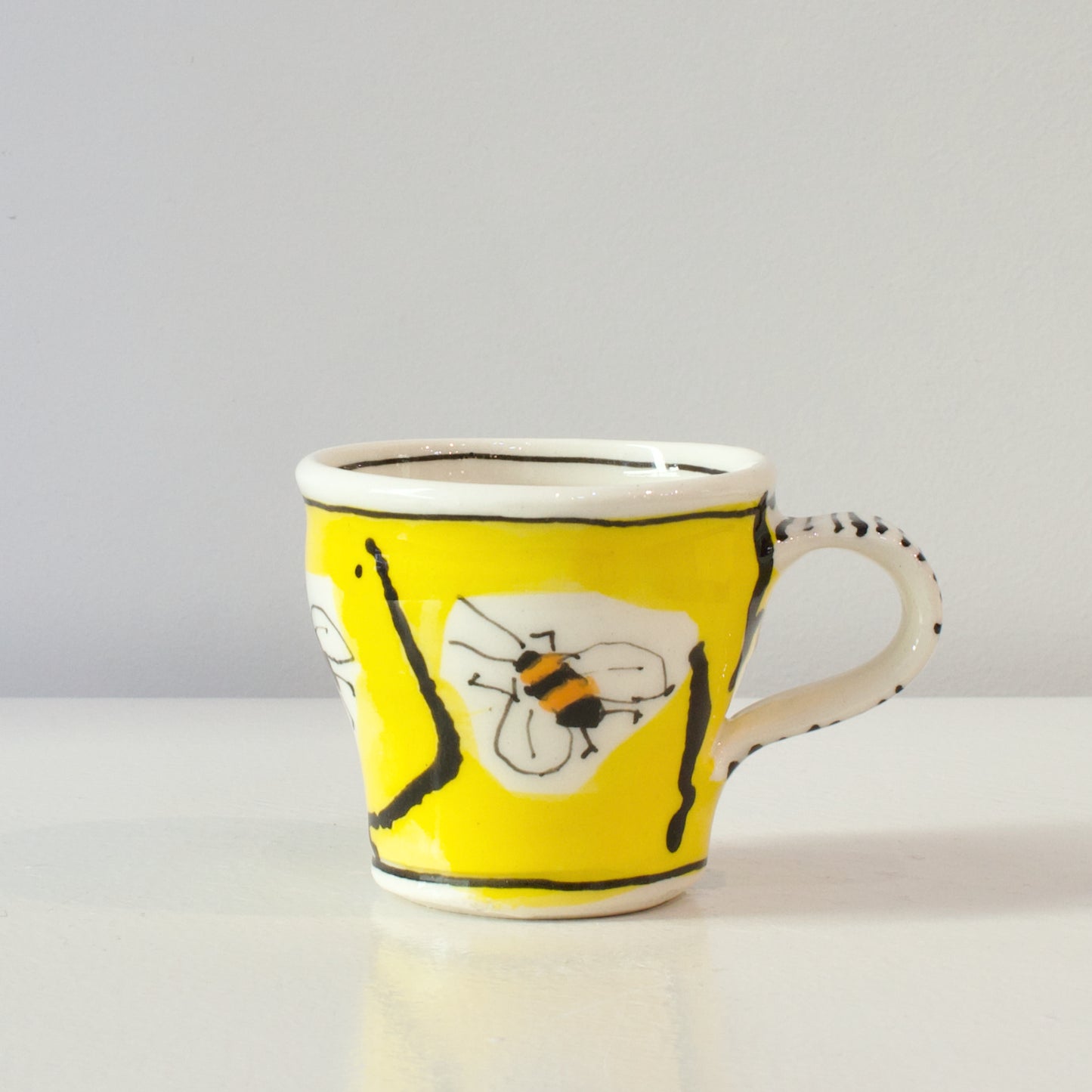 PH: Yellow bee demitasse cups
