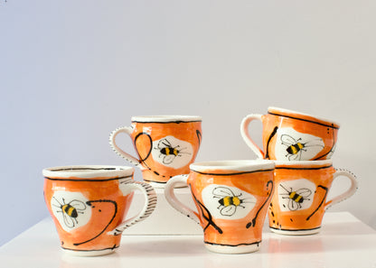 PH: Orange bee cups