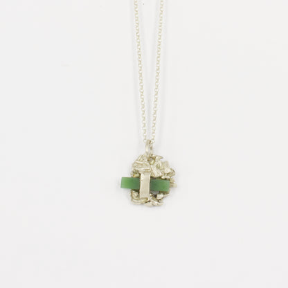 NA17: Pounamu bar necklace