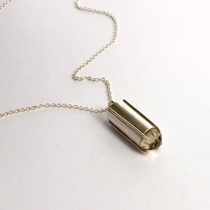 JMU105: Smoky quartz pendant