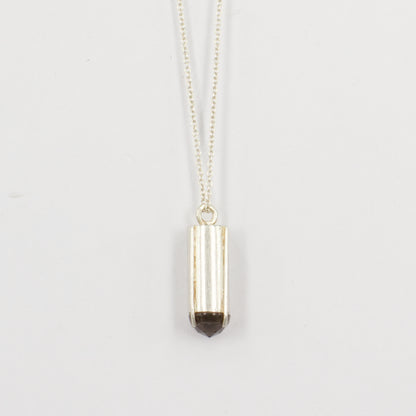 JMU105: Smoky quartz pendant